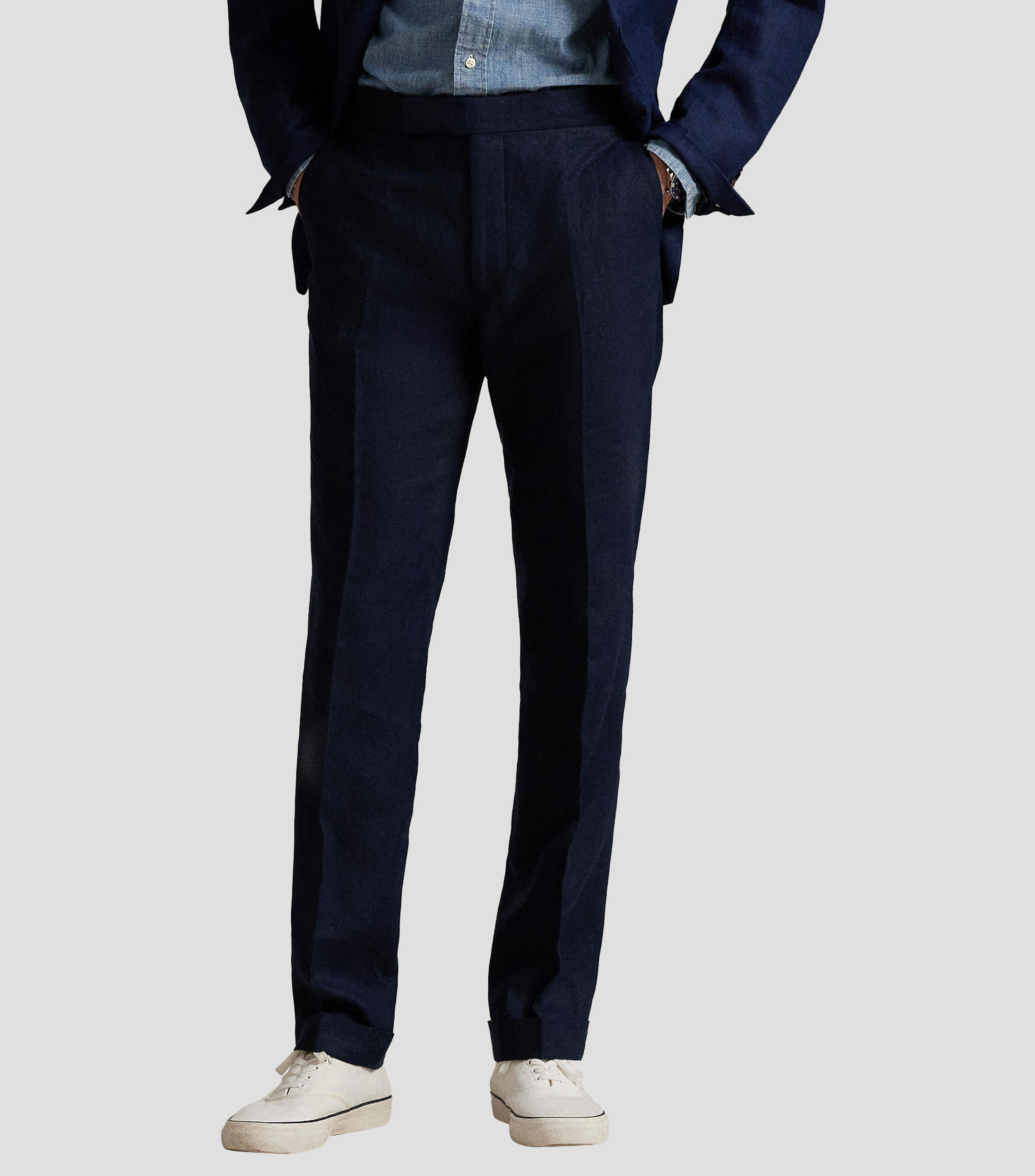 Pantalón liso Hombre